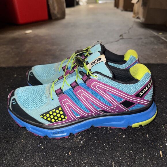 Salomon XR Mission 1 Athletic Trail Running Shoes Sneakers Multicolor Womens 8 - Picture 3 of 7